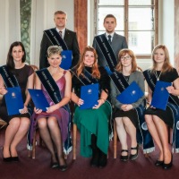 October 2016 - Photographs from the graduation ceremony at Břevnov monastery