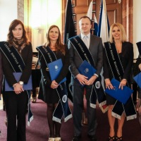 October 2016 - Photographs from the graduation ceremony at Břevnov monastery
