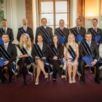 October 2016 - Photographs from the graduation ceremony at Břevnov monastery