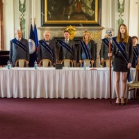 October 2016 - Photographs from the graduation ceremony at Břevnov monastery