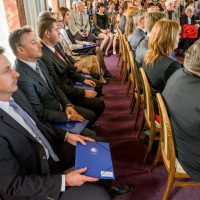 October 2016 - Photographs from the graduation ceremony at Břevnov monastery