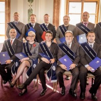 October 2015 - Graduation ceremony at Břevnov monastery