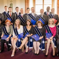 October 2015 - Graduation ceremony at Břevnov monastery