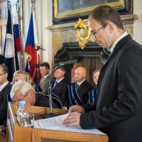 October 2015 - Graduation ceremony at Břevnov monastery