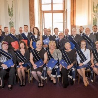 October 2015 - Graduation ceremony at Břevnov monastery