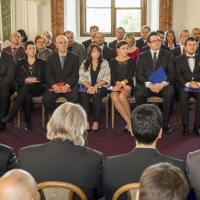 October 2015 - Graduation ceremony at Břevnov monastery