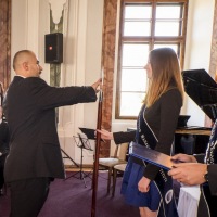 October 2015 - Graduation ceremony at Břevnov monastery