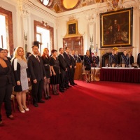 September 2014 - Graduation ceremony in Břevnov monastery