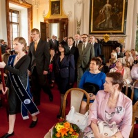 April 2014 - Graduation ceremony of MBA students in Břevnov monastery