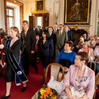 April 2014 - Graduation ceremony of MBA students in Břevnov monastery