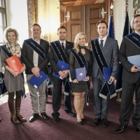 April 2017 - Photographs from CEMI graduation in Břevnovský klášter