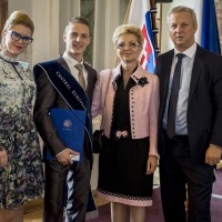 October 2017 - Photographs from CEMI graduation in Břevnovský klášter, 11:00