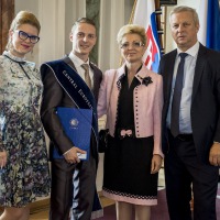 October 2017 - Photographs from CEMI graduation in Břevnovský klášter, 11:00