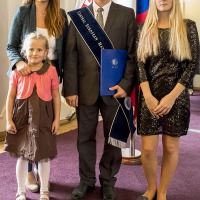 October 2017 - Photographs from CEMI graduation in Břevnovský klášter, 11:00