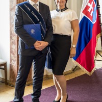 October 2017 - Photographs from CEMI graduation in Břevnovský klášter, 11:00