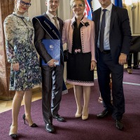 October 2017 - Photographs from CEMI graduation in Břevnovský klášter, 11:00