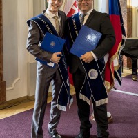 October 2017 - Photographs from CEMI graduation in Břevnovský klášter, 11:00