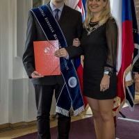 October 2017 - Photographs from CEMI graduation in Břevnovský klášter, 11:00