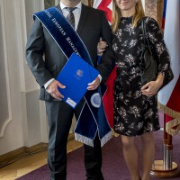 October 2017 - Photographs from CEMI graduation in Břevnovský klášter, 11:00