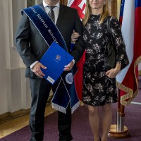 October 2017 - Photographs from CEMI graduation in Břevnovský klášter, 11:00