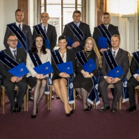 October 2017 - Photographs from CEMI graduation in Břevnovský klášter, 11:00