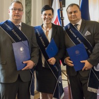 October 2017 - Photographs from CEMI graduation in Břevnovský klášter, 11:00