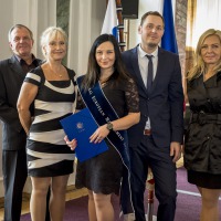 October 2017 - Photographs from CEMI graduation in Břevnovský klášter, 11:00