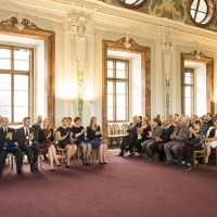 October 2017 - Photographs from CEMI graduation in Břevnovský klášter, 13:30